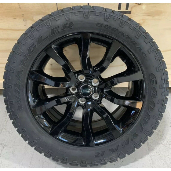 Sett med type 5002 20" felger & Good Year Duratrac dekk L319